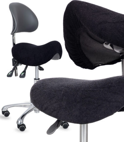 Habys copertina sgabello con elastico nero