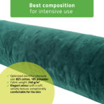 Habys copertura per rullo 15x60 cm con elastico verde bottiglia
