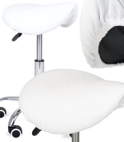 Habys copertura per sgabello elasticizzata bianco