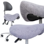 Habys copertura per sgabello universale grigio