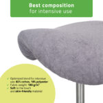 Habys copertura per sgabello universale grigio