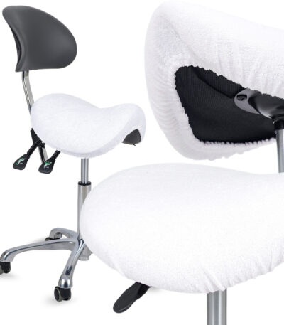 Habys coprisgabello in spugna con elastico bianco
