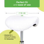 Habys coprisgabello in spugna con elastico bianco