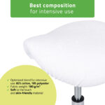 Habys coprisgabello in spugna con elastico bianco