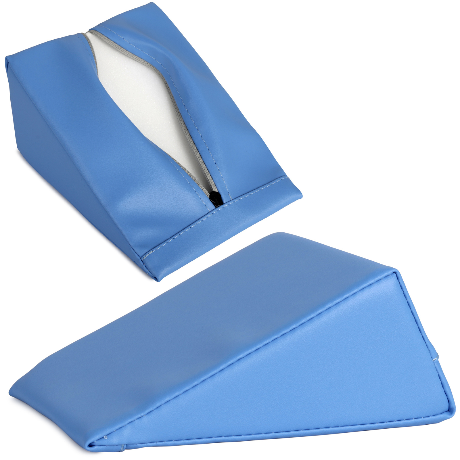 Habys cuscino a cuneo 20x15x10 cm blu Habys cuscino a cuneo 20x15x10 cm blu