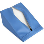 Habys cuscino a cuneo 20x15x10 cm blu