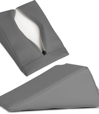 Habys cuscino a cuneo 20x15x10 cm grigio