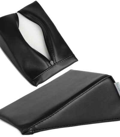 Habys cuscino a cuneo 20x15x10 cm nero