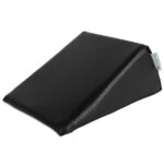 Habys cuscino a cuneo 20x15x10 cm nero