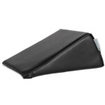 Habys cuscino a cuneo 20x15x10 cm nero