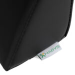 Habys cuscino a cuneo 20x15x10 cm nero