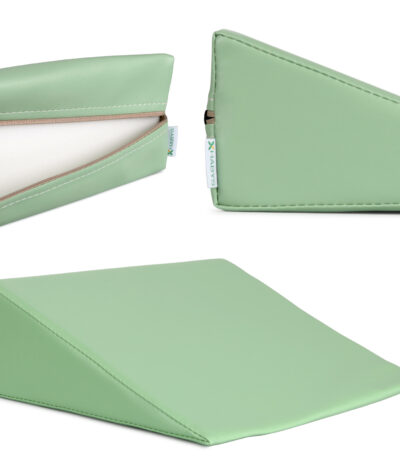 Habys cuscino a cuneo 30x40 cm sfoderabile verde