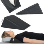 Habys cuscino a cuneo cuciture rinforzate nero Aveno Life