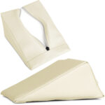 Habys cuscino a cuneo sfoderabile 20x15x10 cm beige