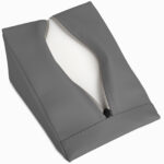 Habys cuscino a cuneo sfoderabile 20x15x10 cm grigio