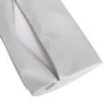 Habys cuscino a mezzaluna 40x25x5 grigio chiaro