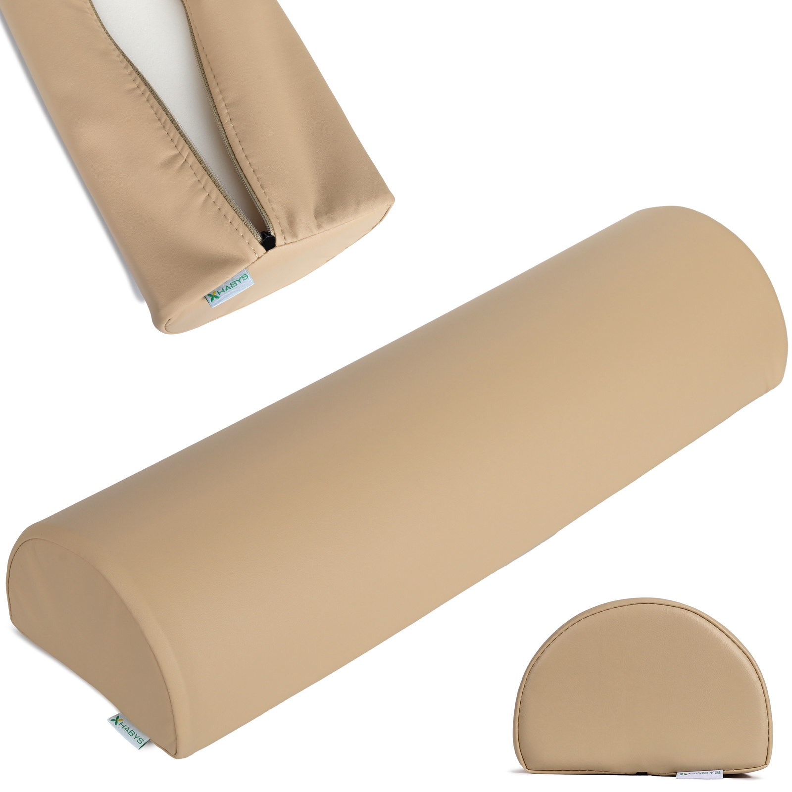 Habys cuscino a mezzaluna 60x18x12 cm beige Moco Habys cuscino a mezzaluna 60x18x12 cm beige Moco