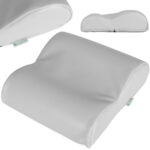 Habys cuscino cervicale semicircolare grigio chiaro