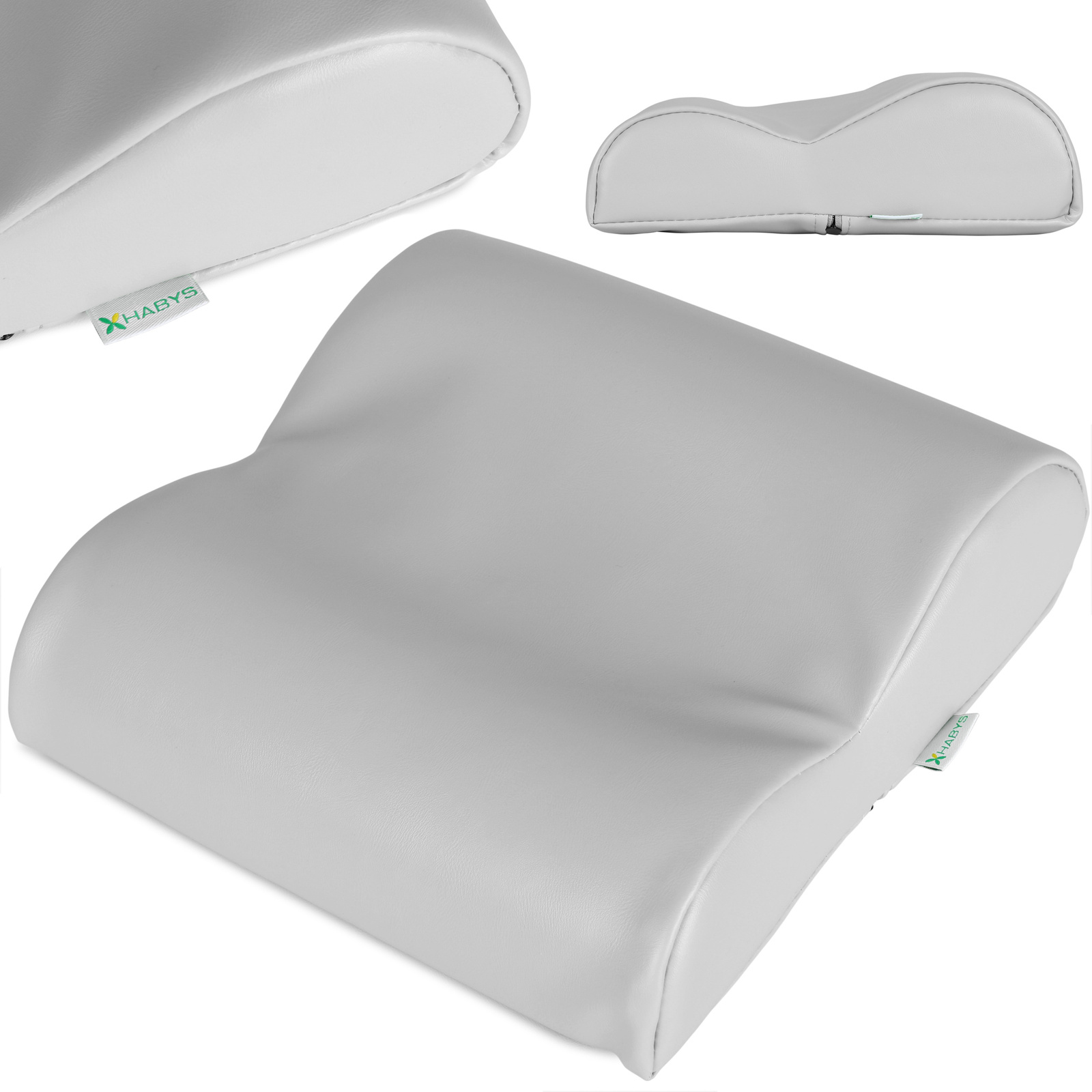 Habys cuscino cervicale semicircolare grigio chiaro Habys cuscino cervicale semicircolare grigio chiaro