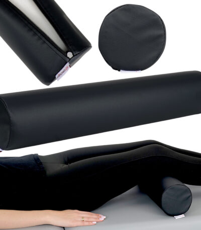 Habys cuscino cilindrico 12x60 cm nero