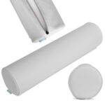 Habys cuscino cilindrico 15x60 cm grigio chiaro