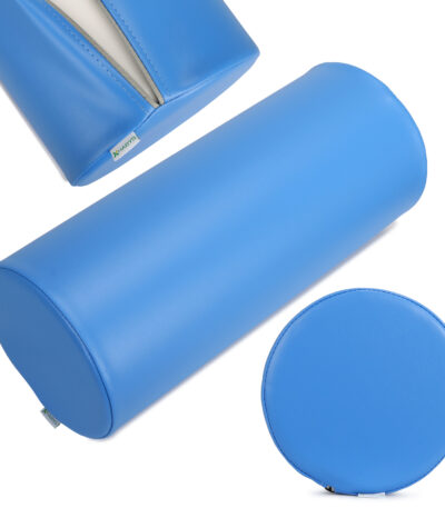 Habys cuscino cilindrico 25x60 cm blu