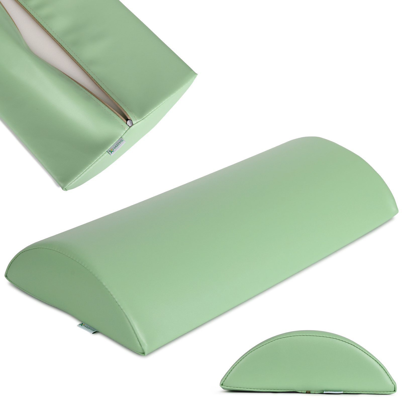 Habys cuscino mezzaluna 60 cm verde Habys cuscino mezzaluna 60 cm verde