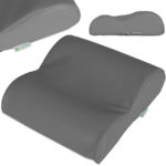 Habys cuscino poggianuca semicircolare grigio