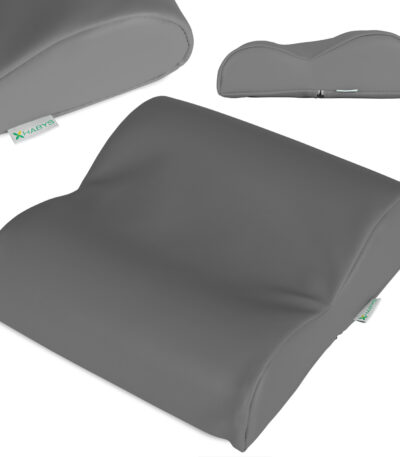 Habys cuscino poggianuca semicircolare grigio
