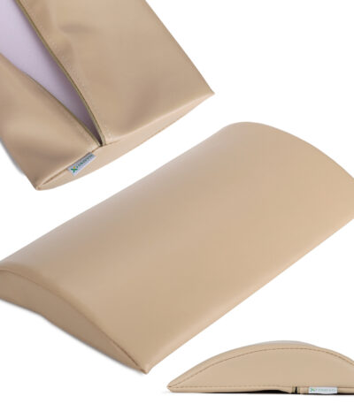 Habys cuscino semicilindrico 40x25 cm morbido beige