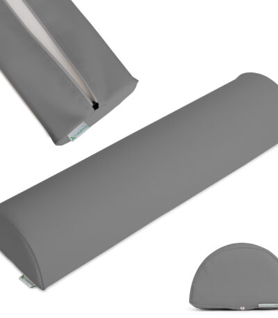 Habys cuscino semicilindrico 60 cm grigio