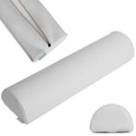 Habys cuscino semicilindrico 60x15x10 cm grigio chiaro