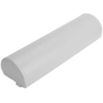 Habys cuscino semicilindrico 60x18x12 grigio chiaro
