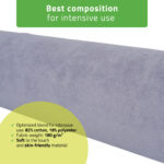 Habys fodera in spugna per rullo 15 x 60 cm grigio