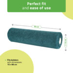Habys fodera in spugna per rullo 15 x 60 cm verde