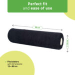 Habys fodera per rullo 15x60 cm nero