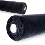 Habys fodera per rullo velour 15x60 cm nero