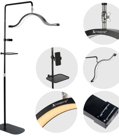 Habys lampada cosmetica a onda nero Vena
