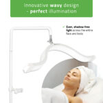 Habys lampada led per estetista ondulata bianco Vena Light