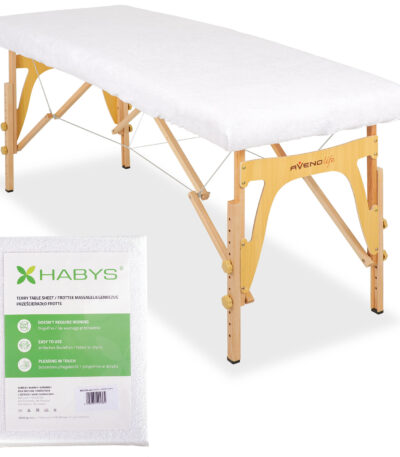 Habys lenzuolo in spugna 60x165 cm bianco