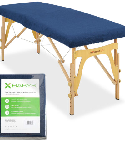 Habys lenzuolo spugna 60x165 cm blu