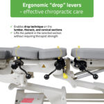 Habys lettino chiropratico elettrico grigio Upright Chiro Z7