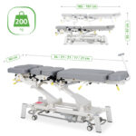 Habys lettino chiropratico elettrico grigio Upright Chiro Z7