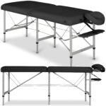 Habys lettino da massaggio 3 gambe 70 cm nero Medmal