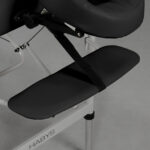 Habys lettino da massaggio 3 gambe 70 cm nero Medmal