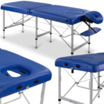 Habys lettino da massaggio 70 cm a tre gambe blu Medmal