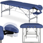 Habys lettino da massaggio alluminio 60 cm blu scuro Aero