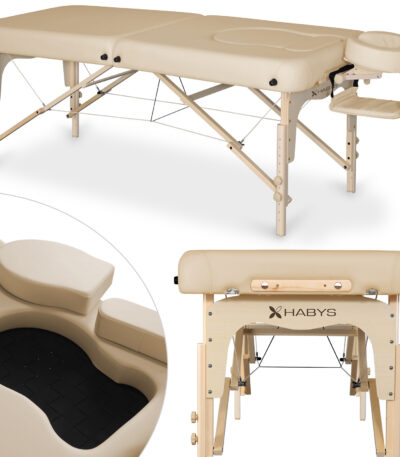 Habys lettino da massaggio per gestanti beige Olivia