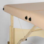 Habys lettino da massaggio pieghevole 60 cm beige eSpirit