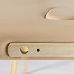 Habys lettino da massaggio pieghevole 60 cm beige eSpirit